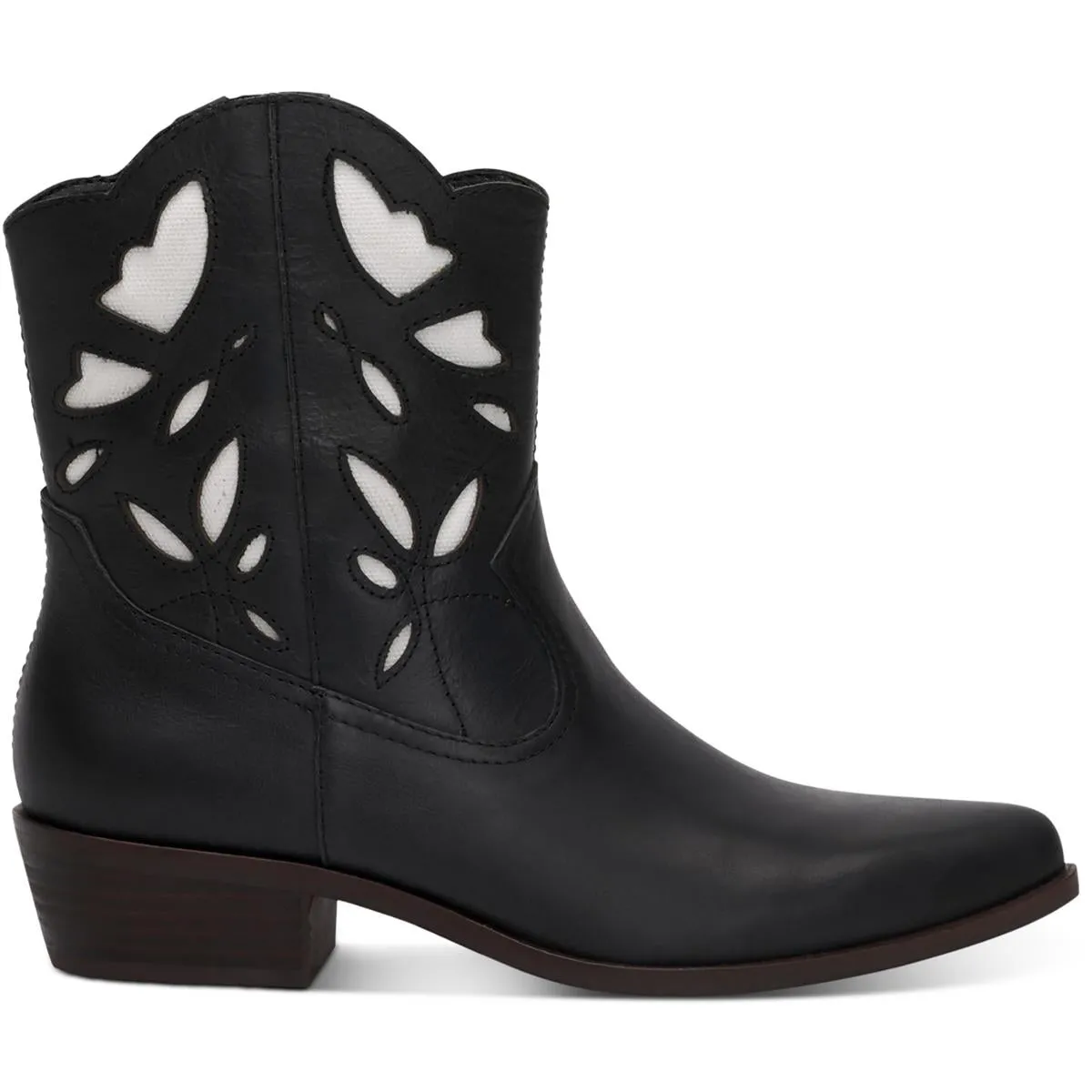 Herzie Womens Faux Leather Farming Cowboy, Western Boots