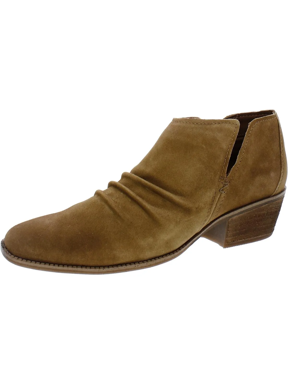 Hope Womens Almond Toe BLock Heel Ankle Boots