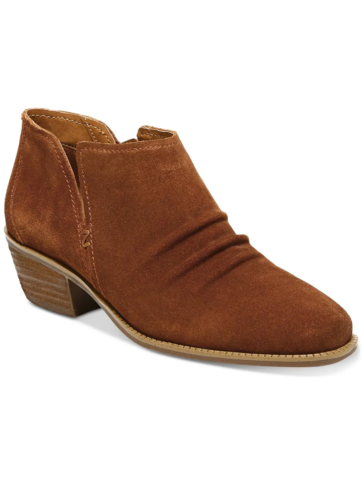 Hope Womens Almond Toe BLock Heel Ankle Boots