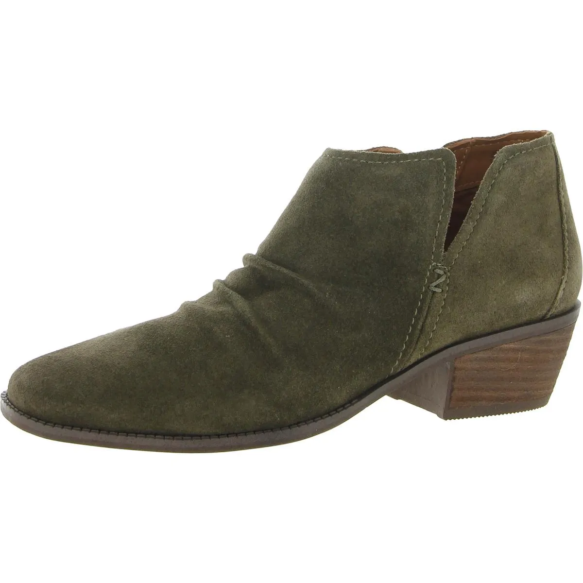 Hope Womens Almond Toe BLock Heel Ankle Boots