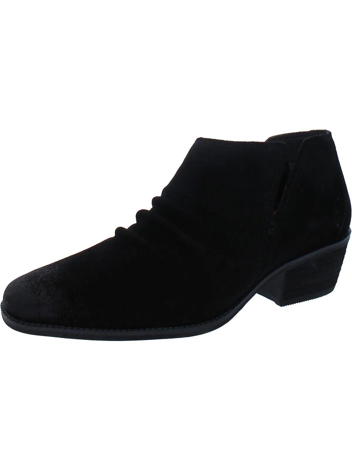 Hope Womens Almond Toe BLock Heel Ankle Boots