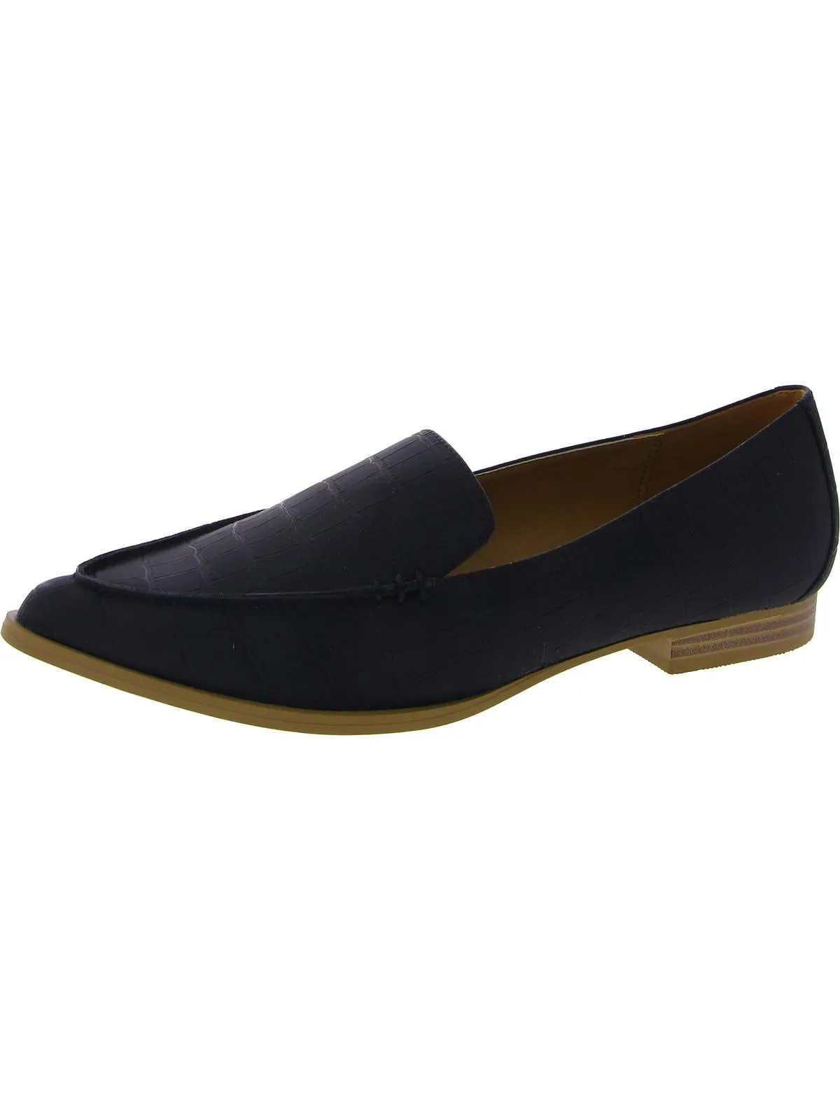 Island Womens Almond Toe Slip On Loafers