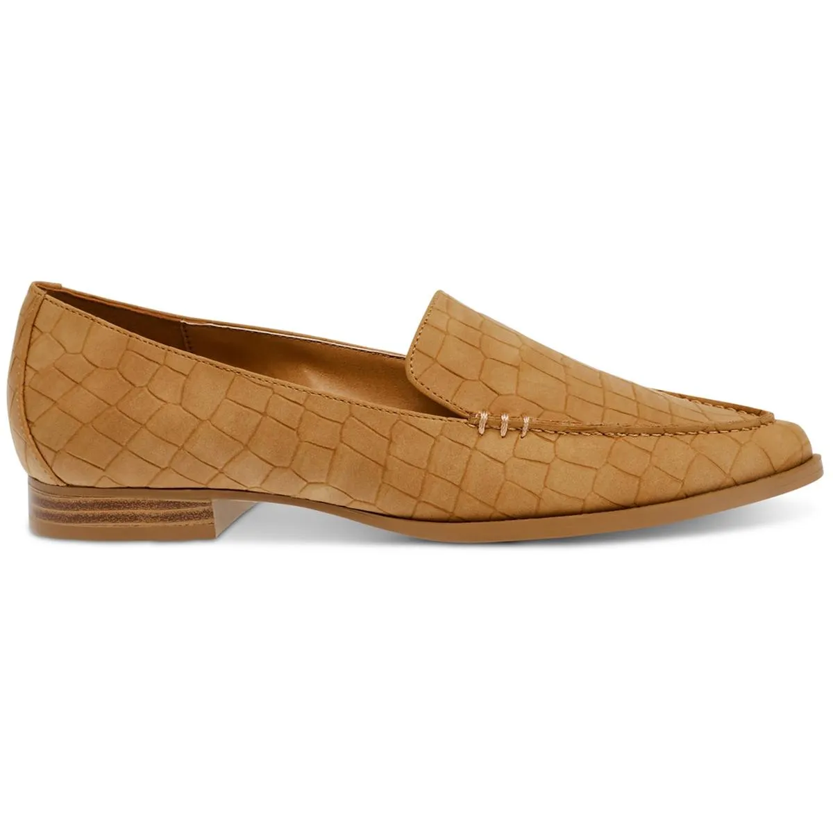 Island Womens Almond Toe Slip On Loafers