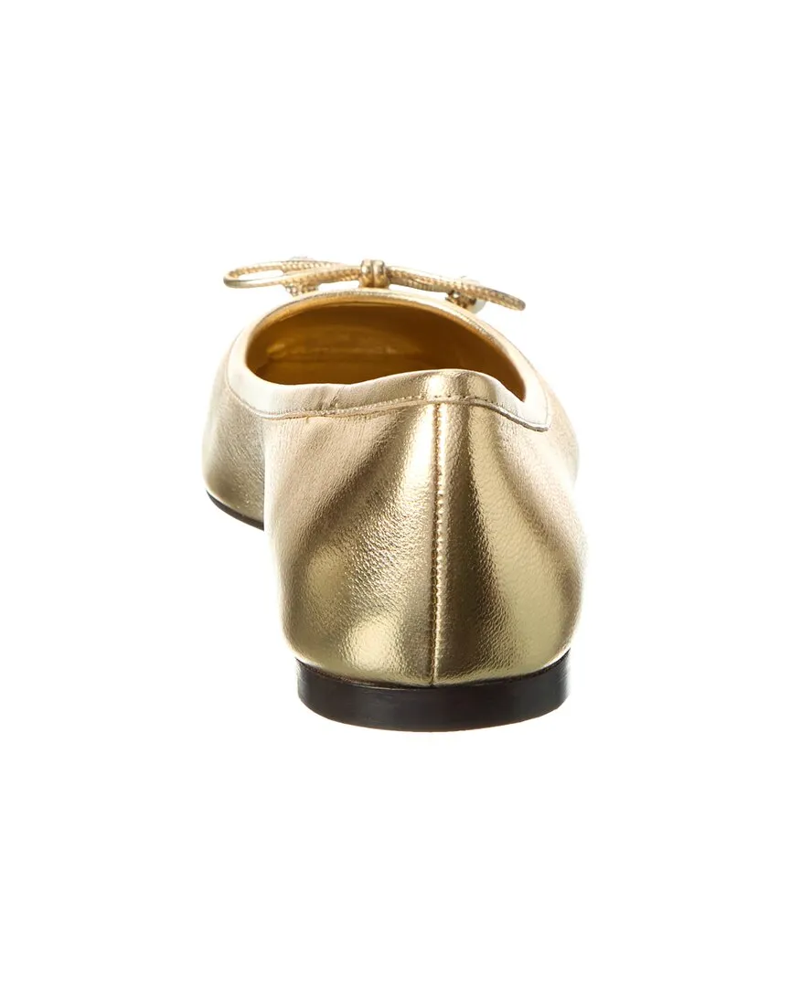 Jimmy Choo Elme Leather Flat