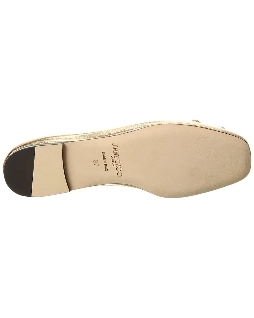Jimmy Choo Elme Leather Flat