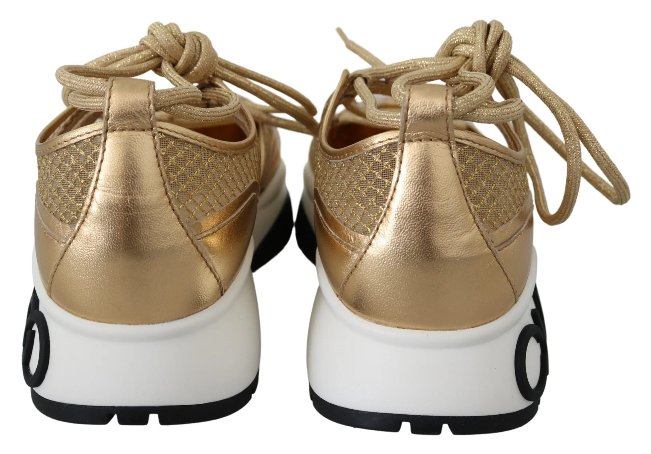 Jimmy Choo en Glamour Mesh Leather Women's Sneakers