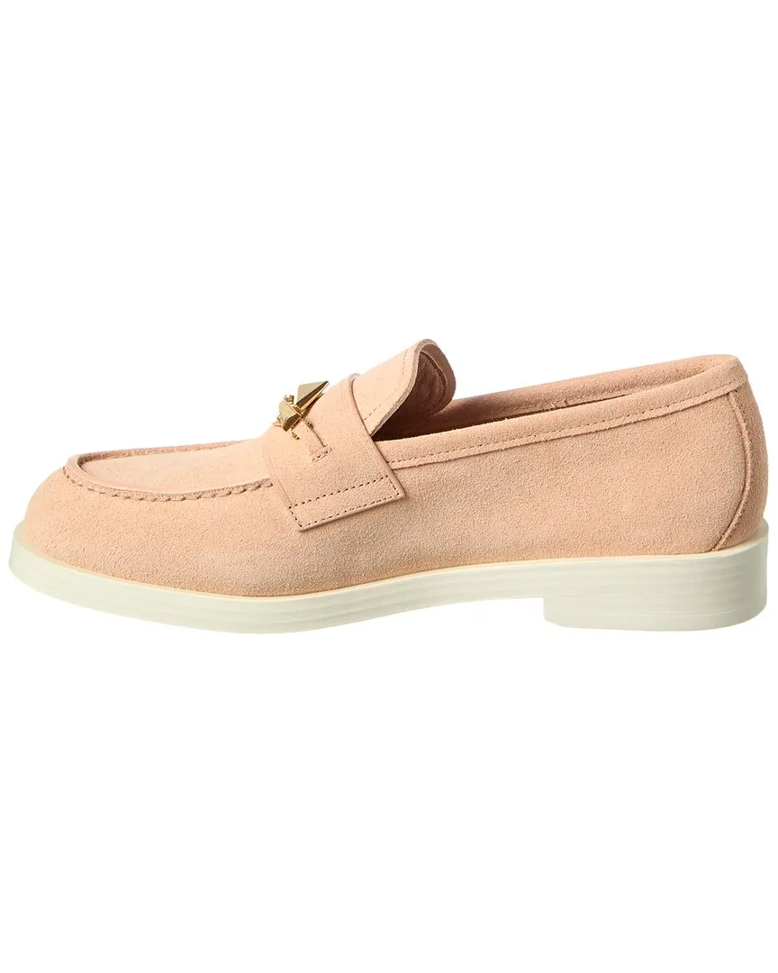Jimmy Choo Maddie Diamond Suede Loafer