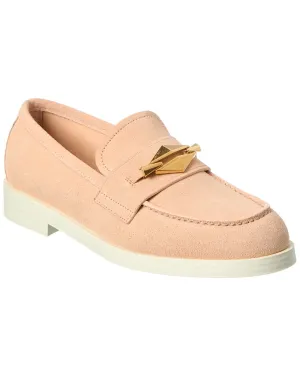 Jimmy Choo Maddie Diamond Suede Loafer
