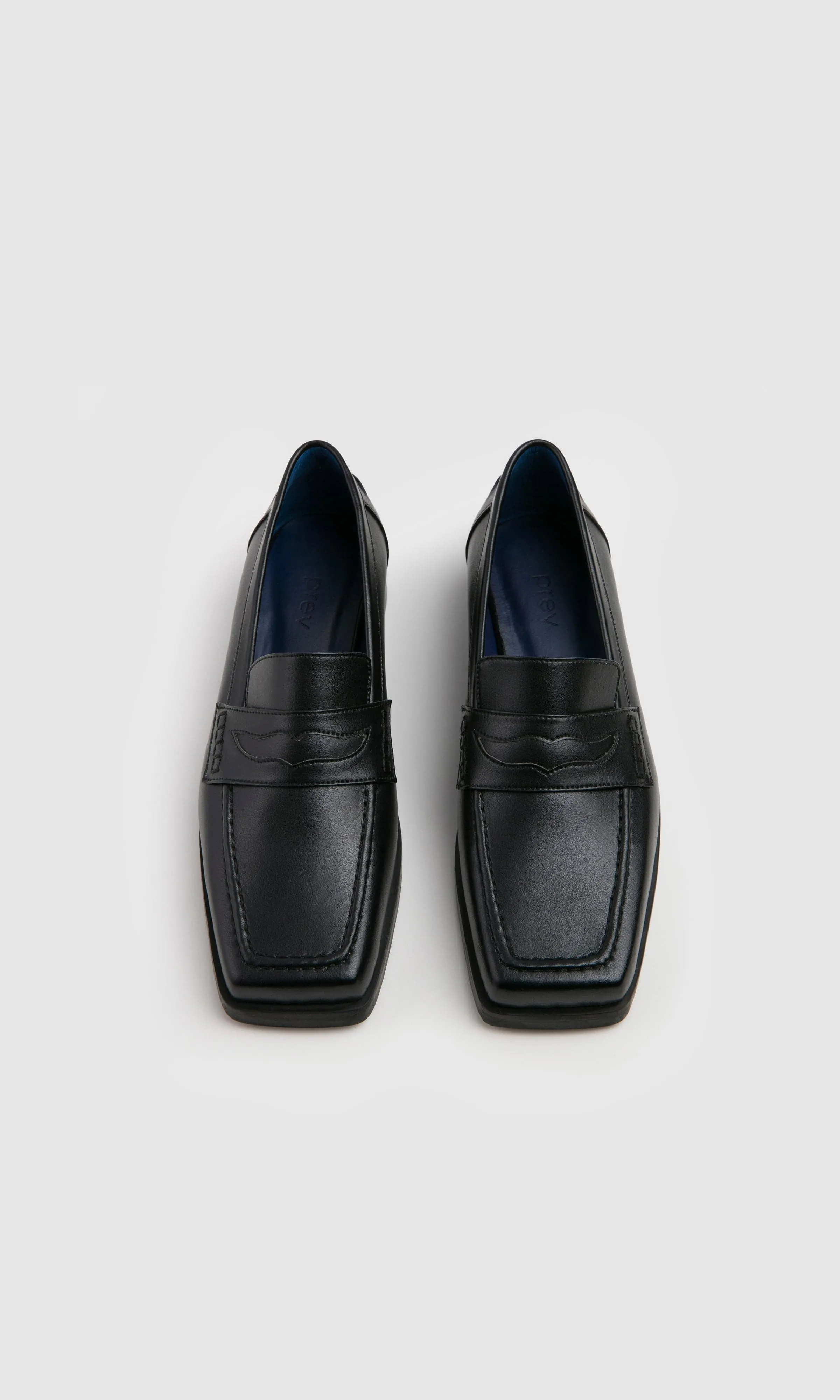 Joan Women's Apple Leather Vegan Loafer | Midnight