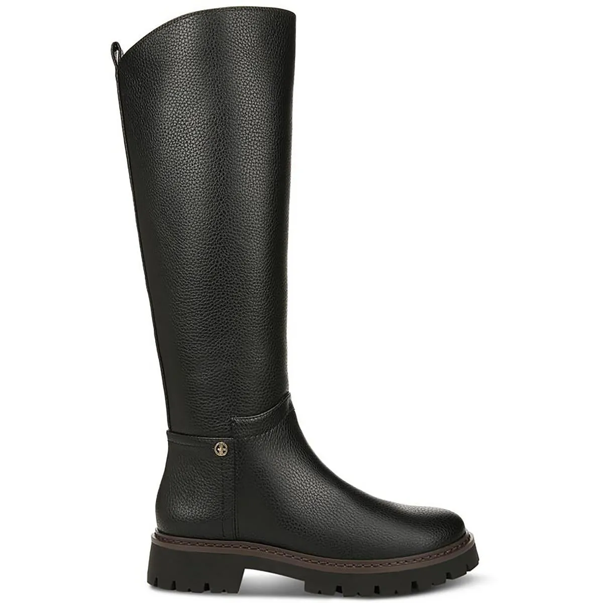 Jordyy Womens Faux Leather Tall Knee-High Boots