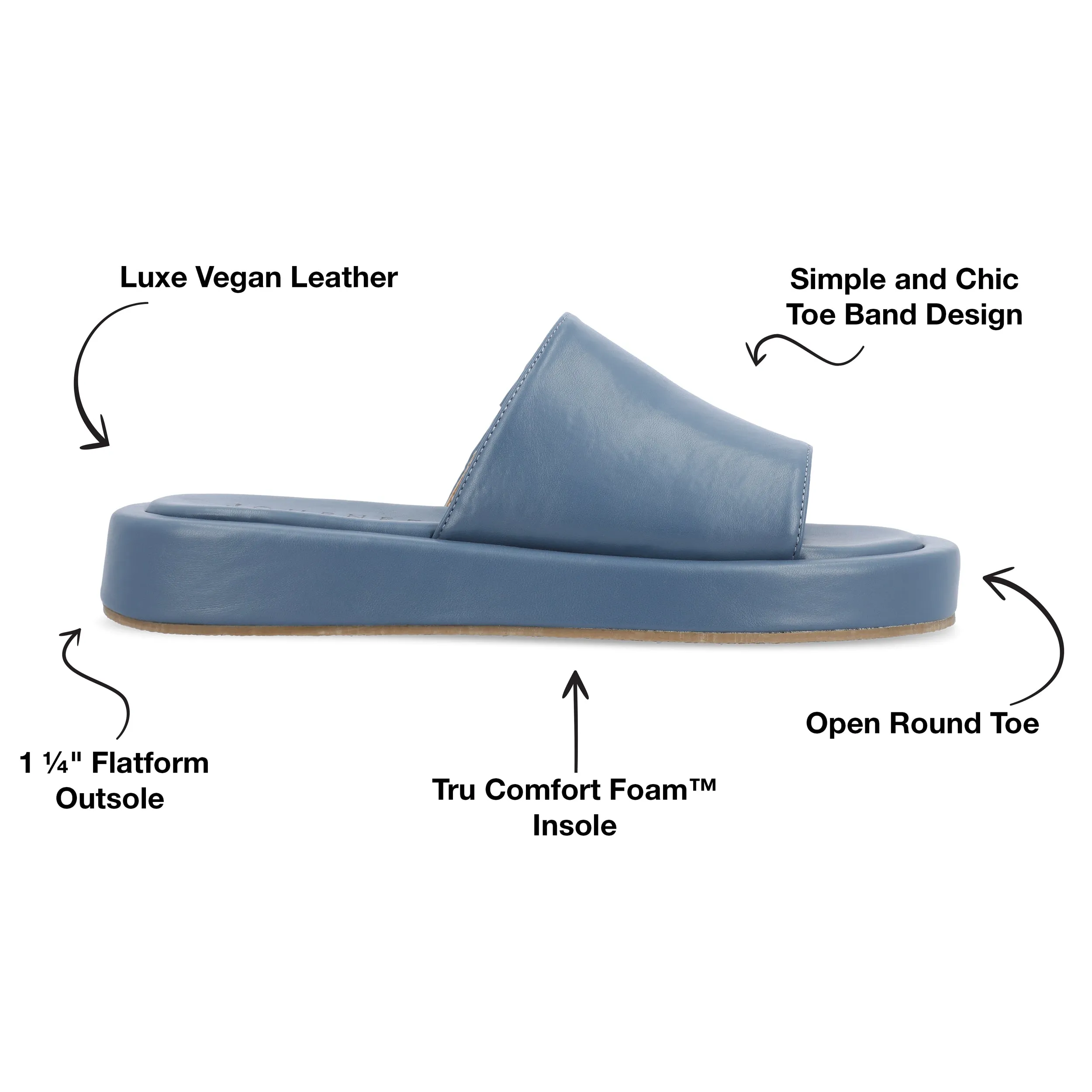 Journee Collection Women's Tru Comfort Foam Denrie Sandals