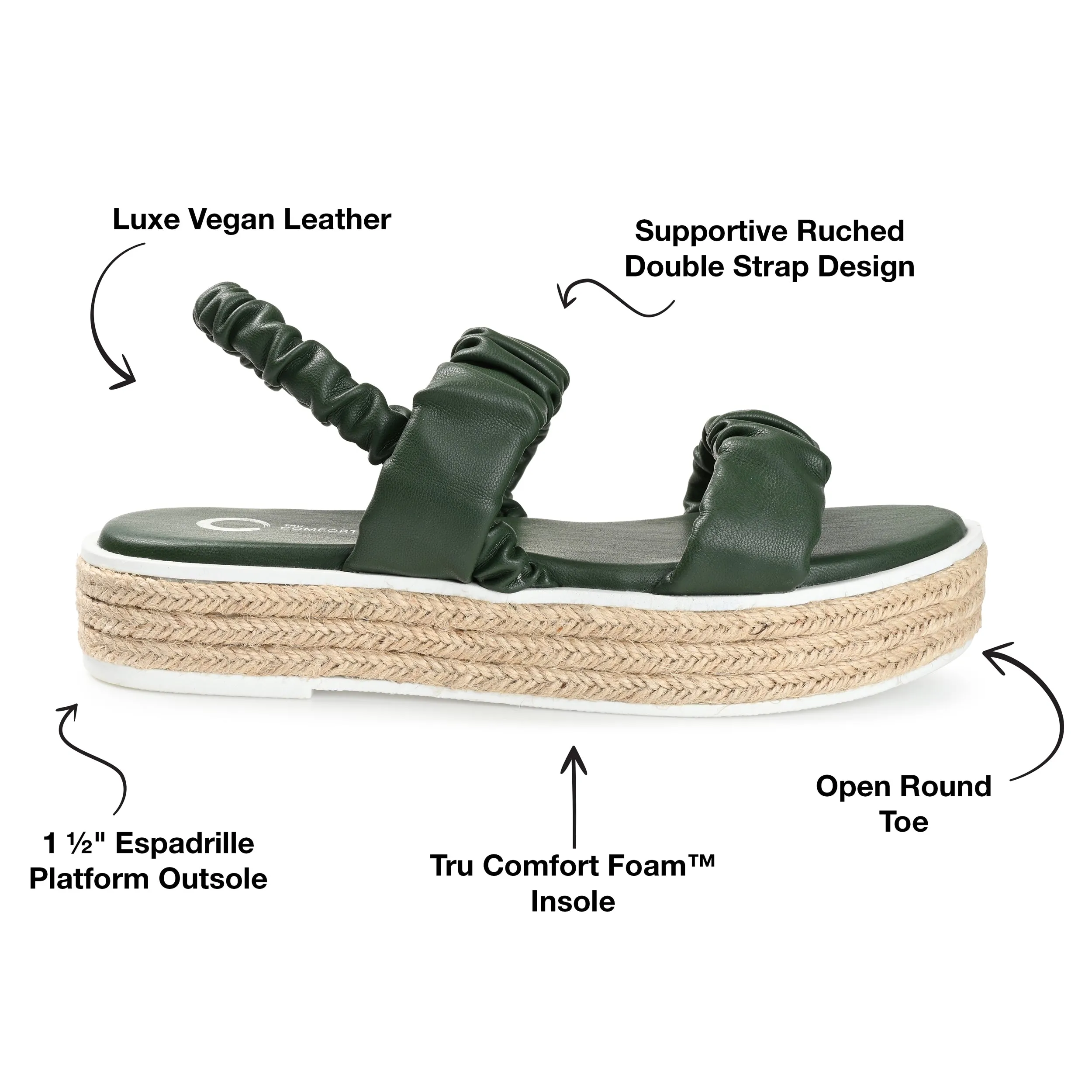 Journee Collection Women's Tru Comfort Foam Knowles Sandal