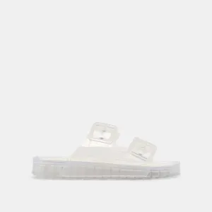 JULIO SANDALS CRYSTAL VINYL