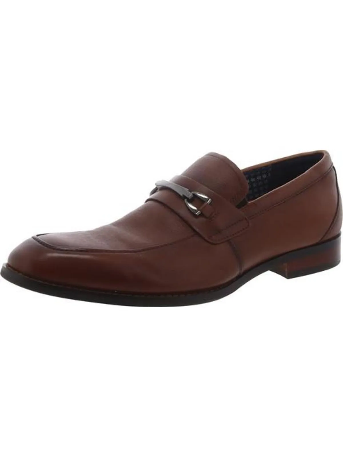 Kaylor Mens Leather Textured Loafers