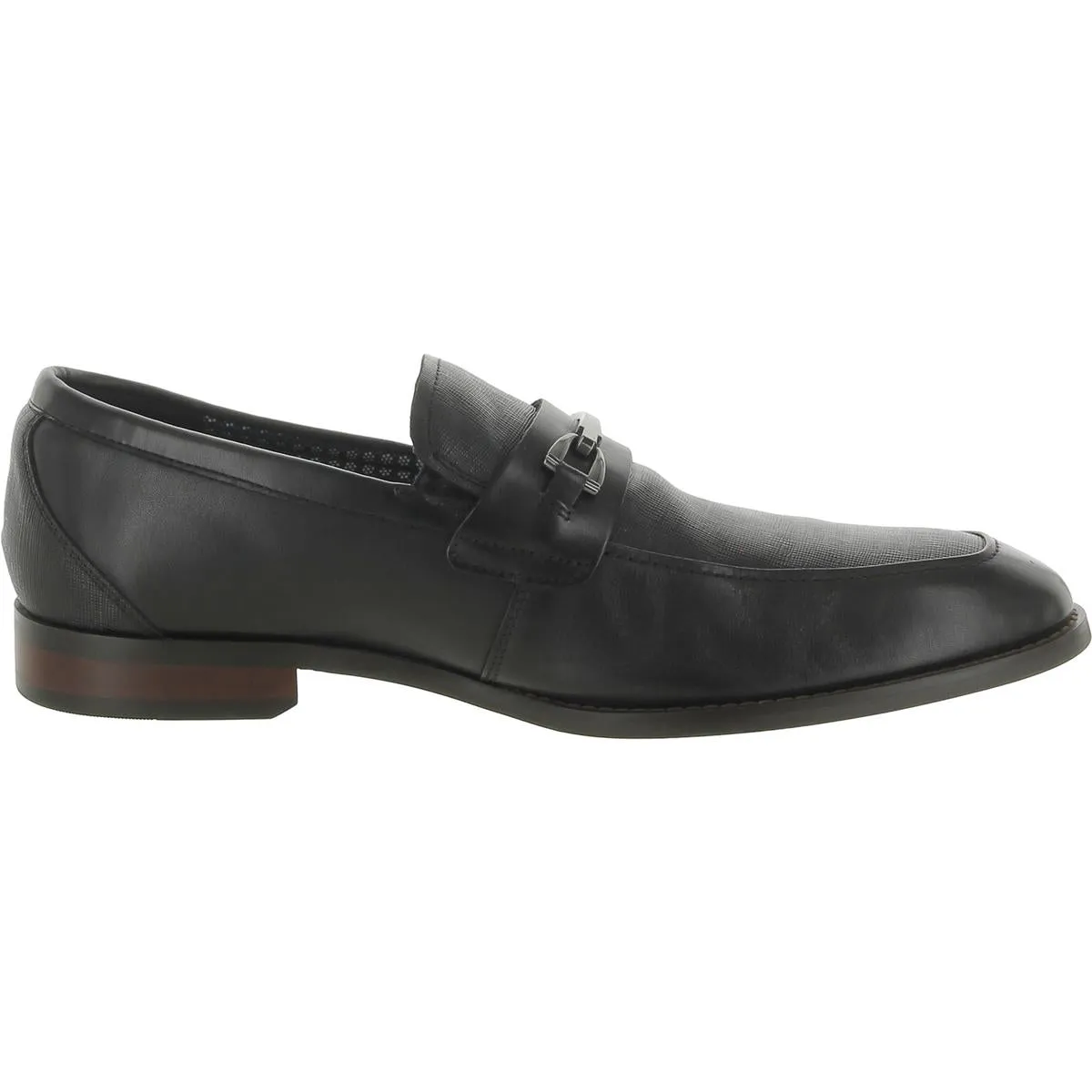 Kaylor Mens Leather Textured Loafers