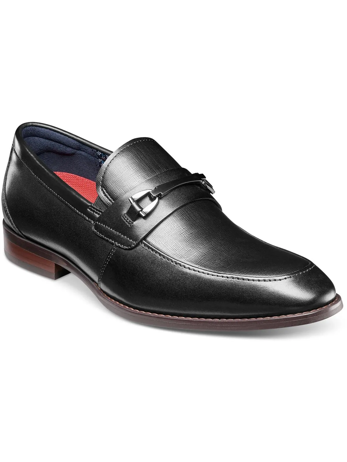 Kaylor Mens Leather Textured Loafers