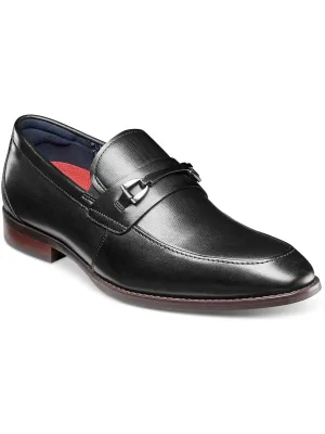 Kaylor Mens Leather Textured Loafers