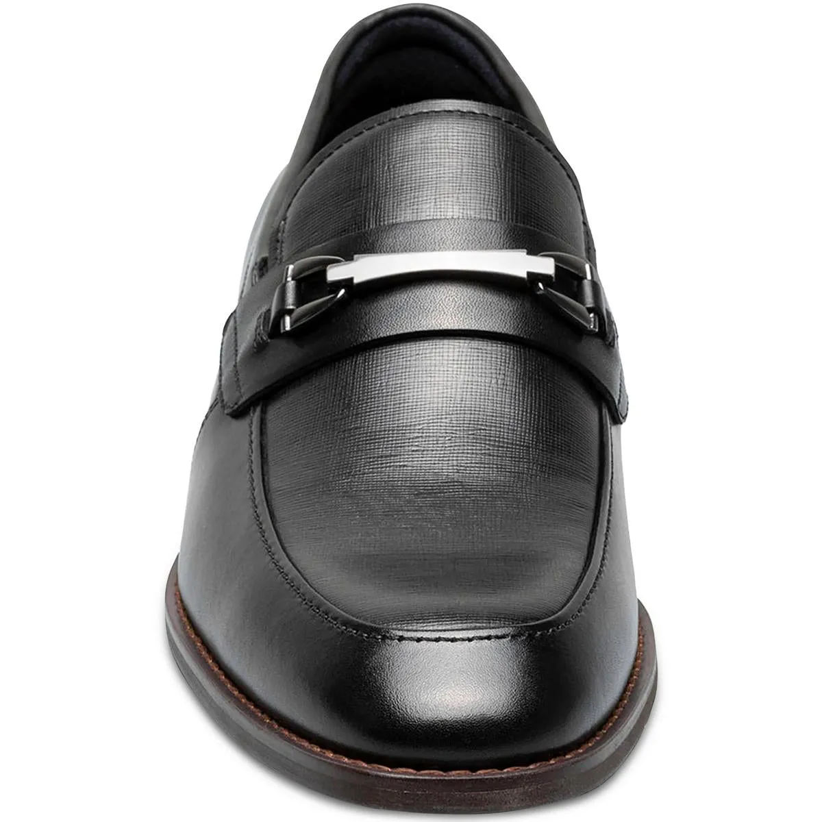 Kaylor Mens Leather Textured Loafers