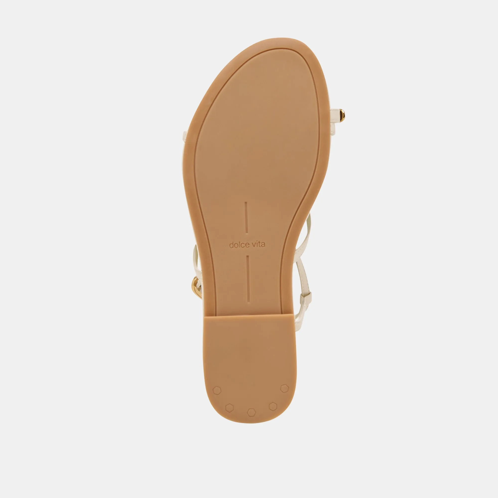 KESHA SANDALS BONE LEATHER