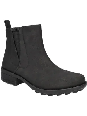 Koko Womens Faux Suede Ankle Chelsea Boots