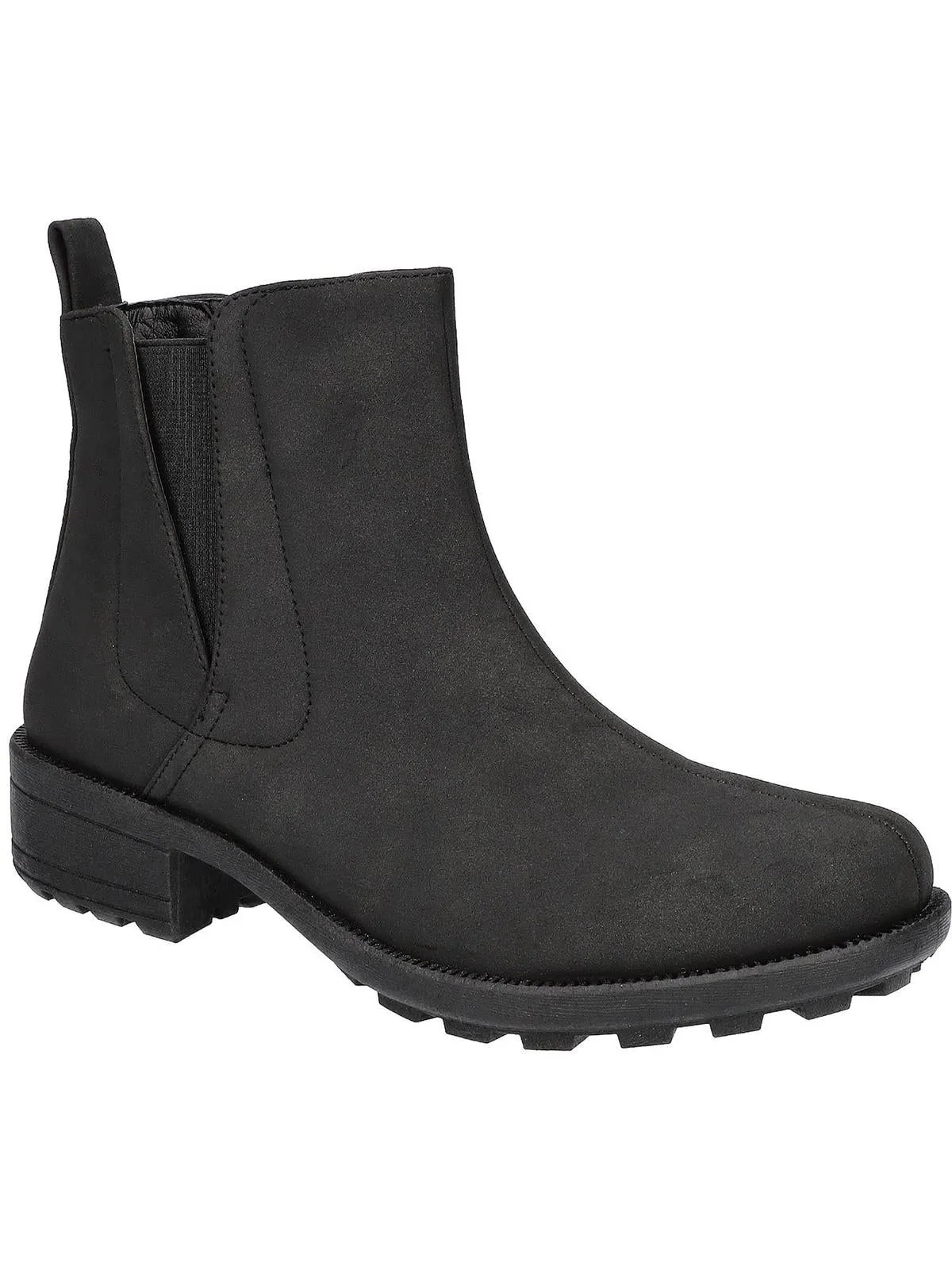 Koko Womens Faux Suede Ankle Chelsea Boots
