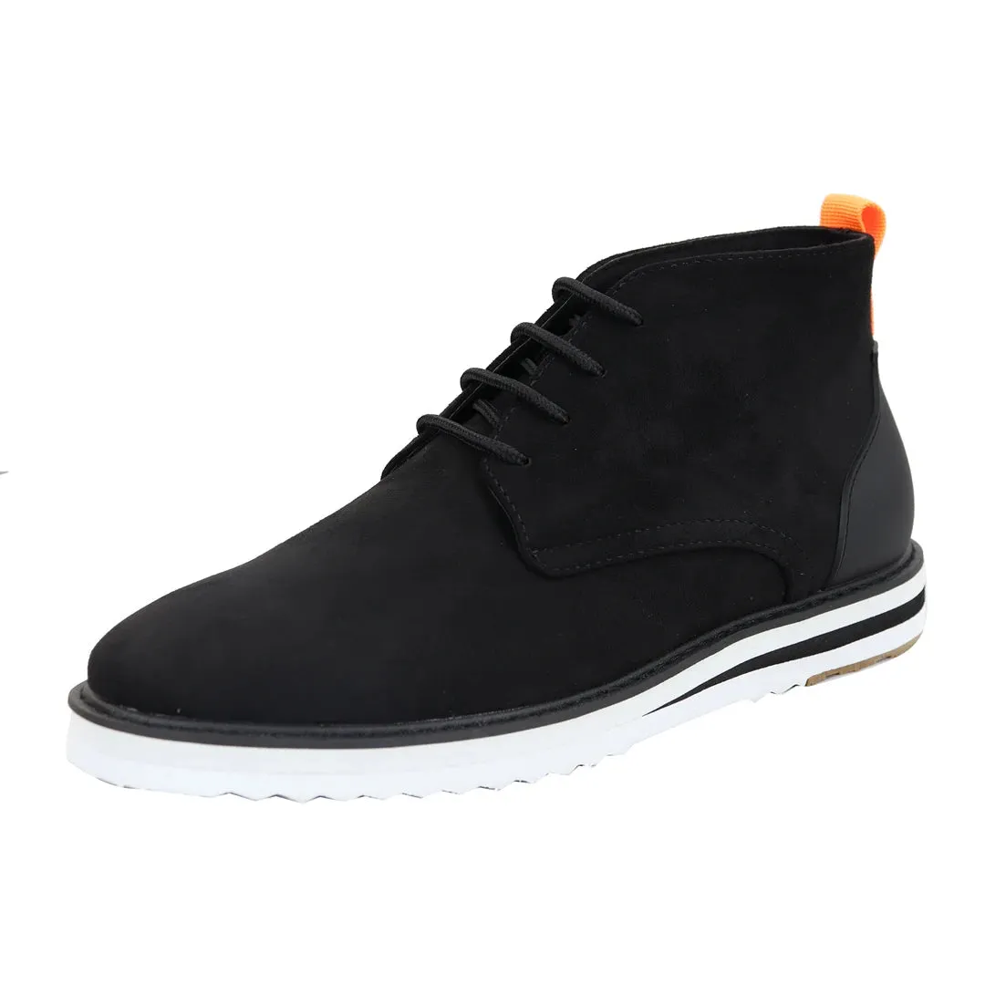 Lace Up Suede Desert Boots