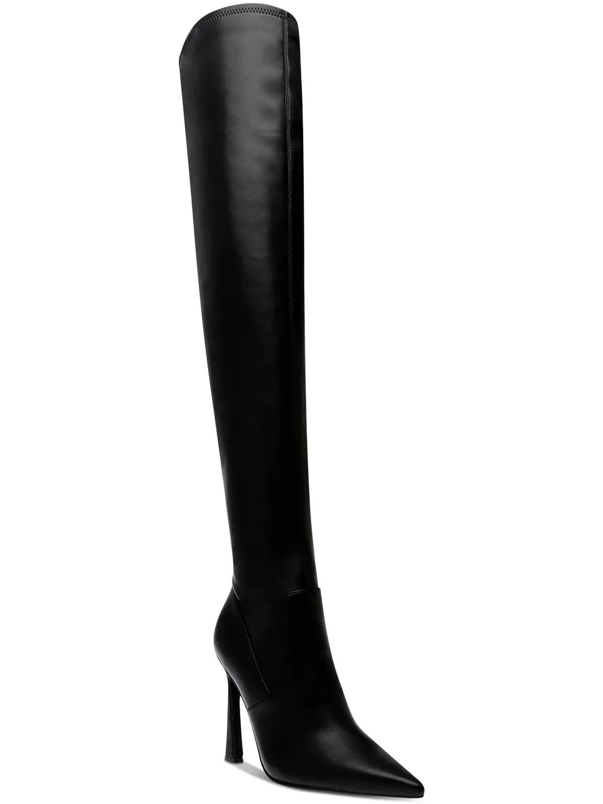 Laddy Womens Faux Leather Over-The-Knee Boots