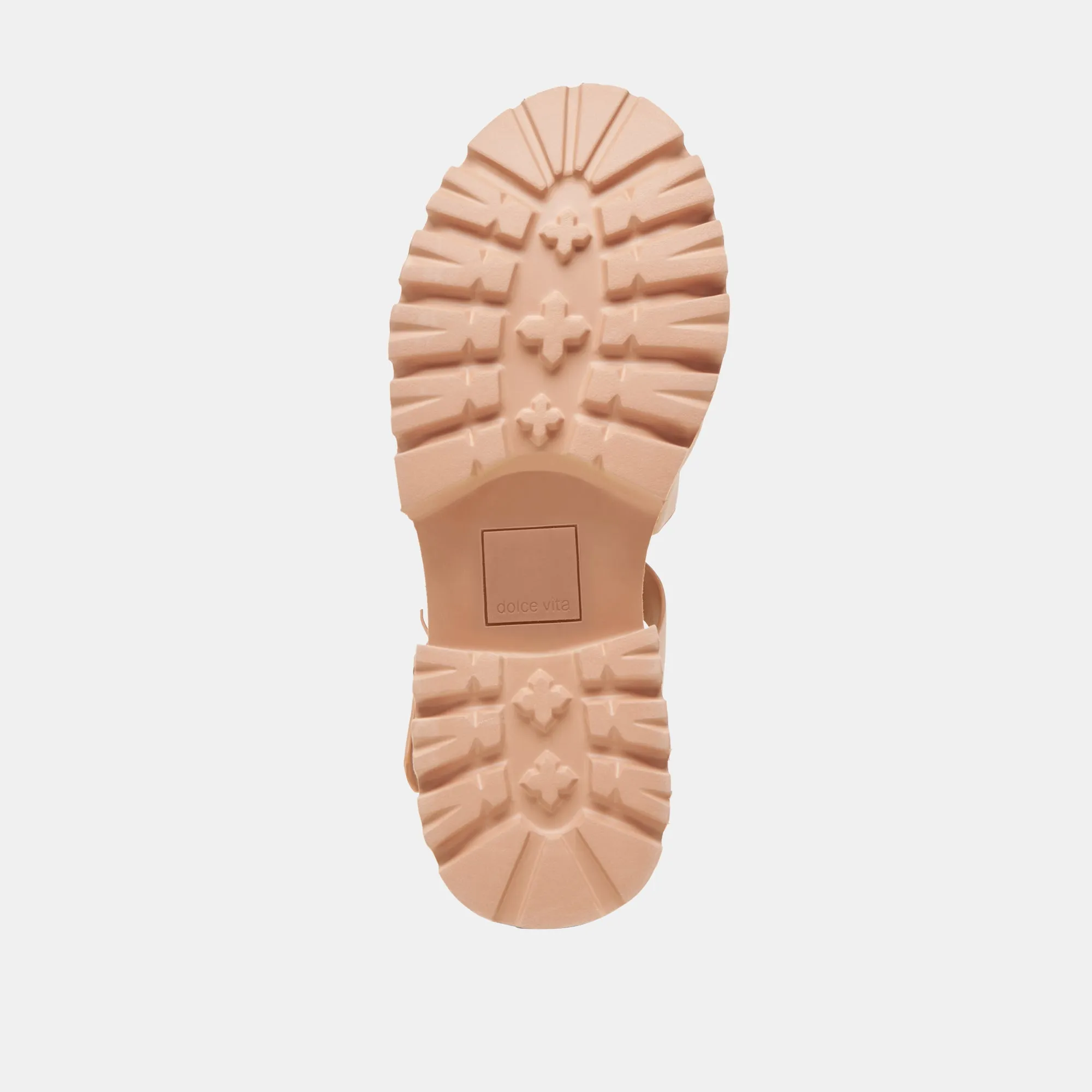 LASLY TONAL SANDALS CAFE LEATHER