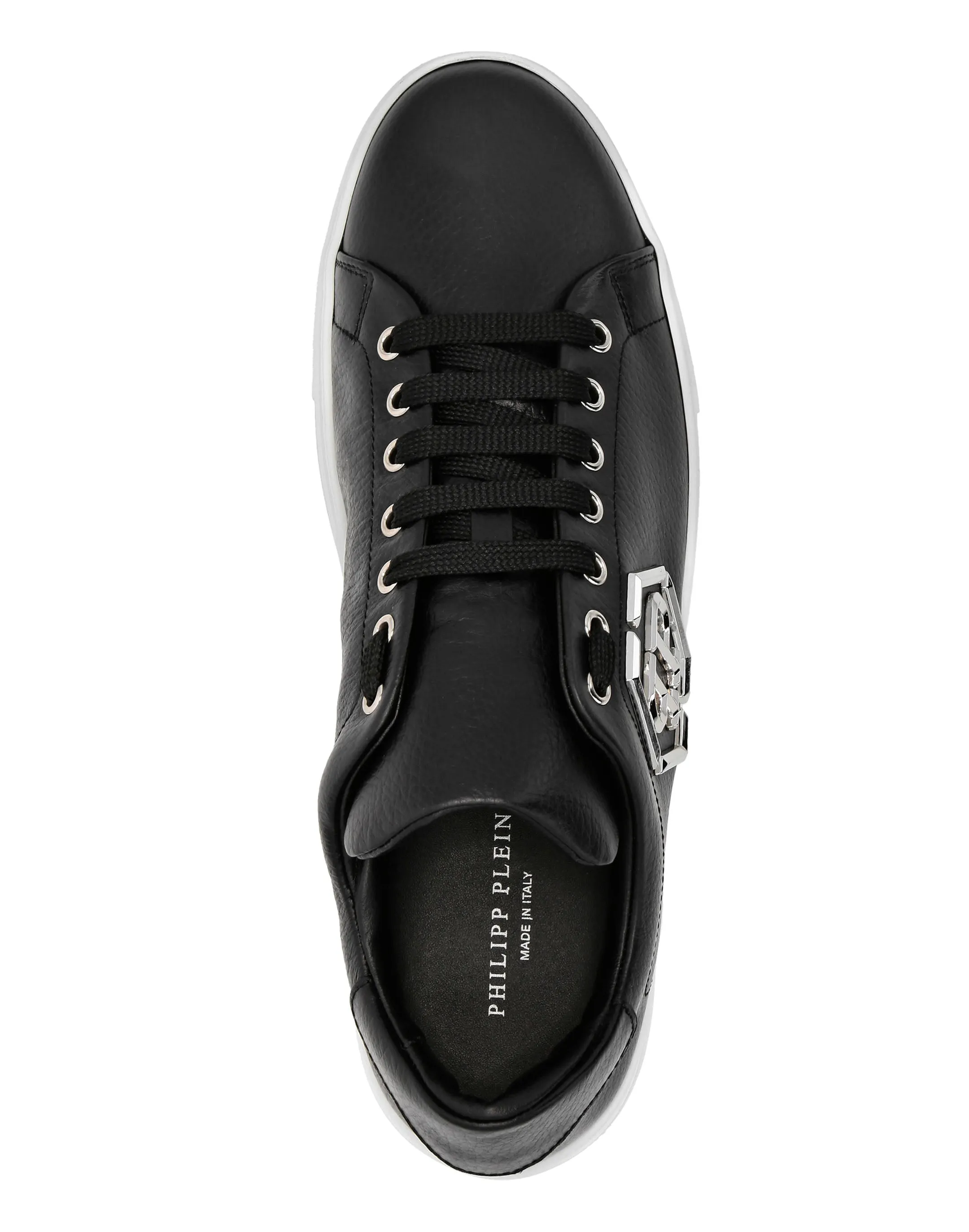Leather Lo-Top Sneakers Hexagon