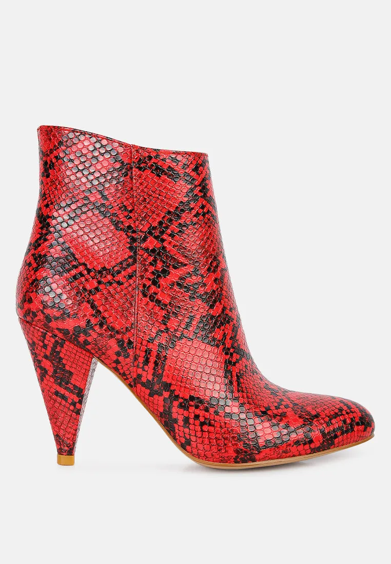 lemon tart heeled ankle boots