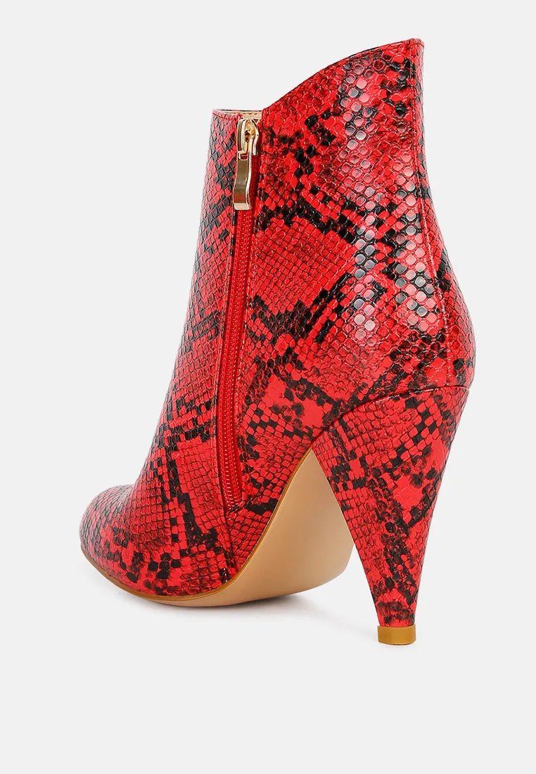 lemon tart heeled ankle boots