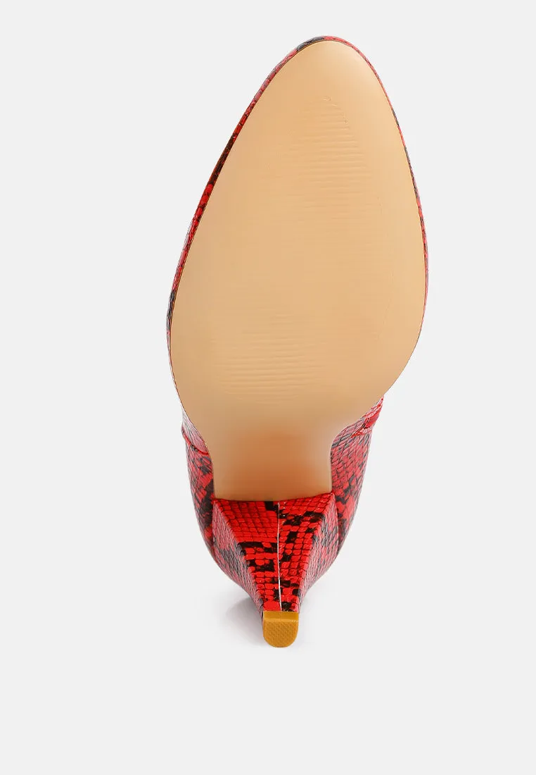 lemon tart heeled ankle boots