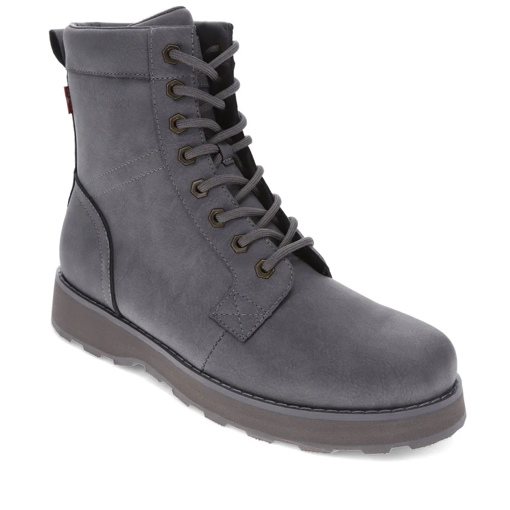 Levi's Mens Greyson UL Vegan Leather Lace Up Rugged Casual Boot