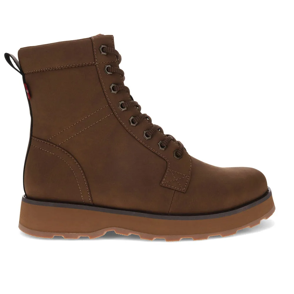 Levi's Mens Greyson UL Vegan Leather Lace Up Rugged Casual Boot