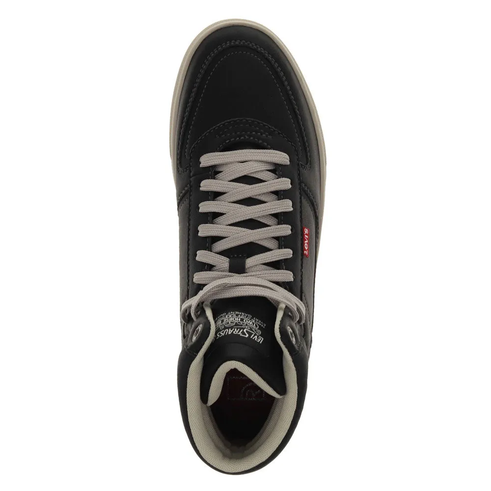 Levi's Mens Liam Hi Vegan Suede Casual Hightop Sneaker Shoe