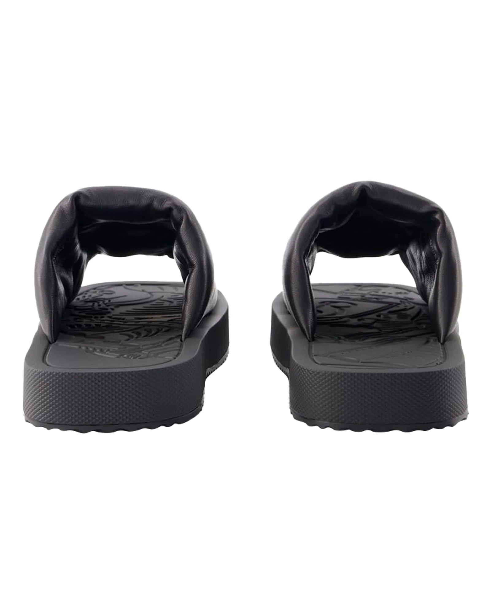 LF Knight Slab Sandals- Burberry - Leather - Black