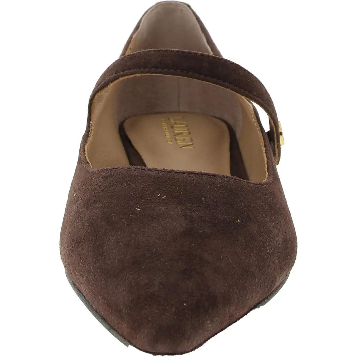 Londyn Womens Padded Insole Suede Mary Janes