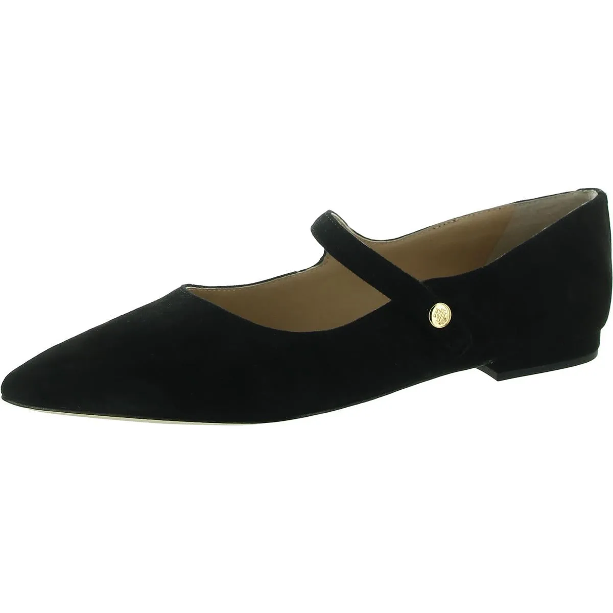 Londyn Womens Padded Insole Suede Mary Janes