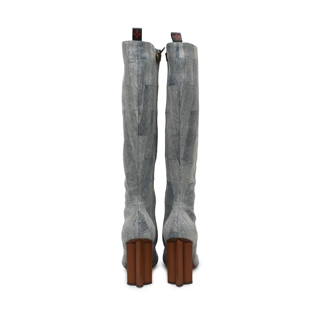 Louis Vuitton Denim Boots - Women's 39
