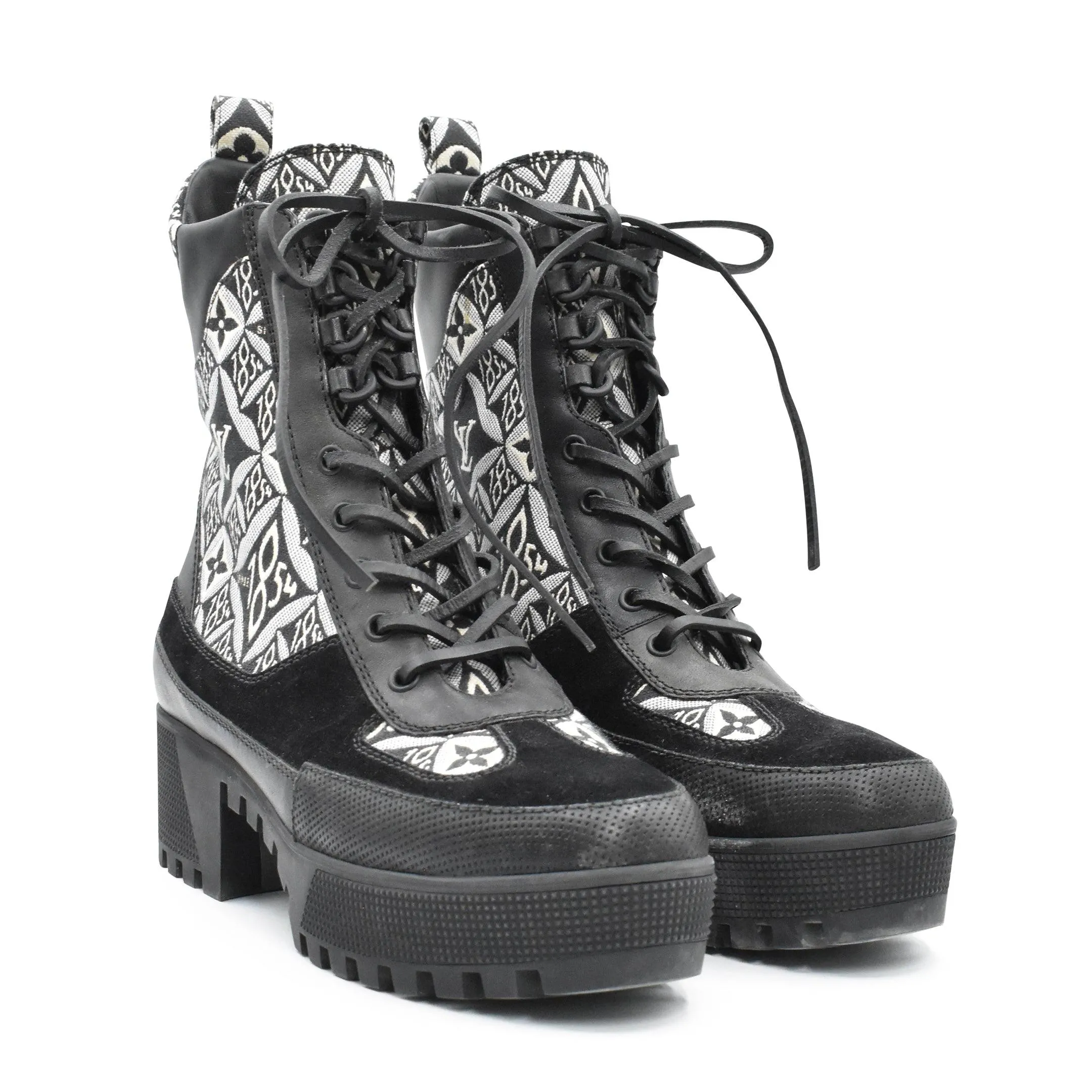 Louis Vuitton 'Laureate Desert Platform' Boots - Women's 38.5