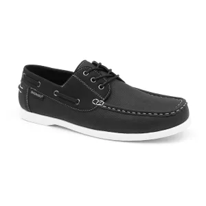 Marina 02 Mens Lace-Up Faux Leather Loafers