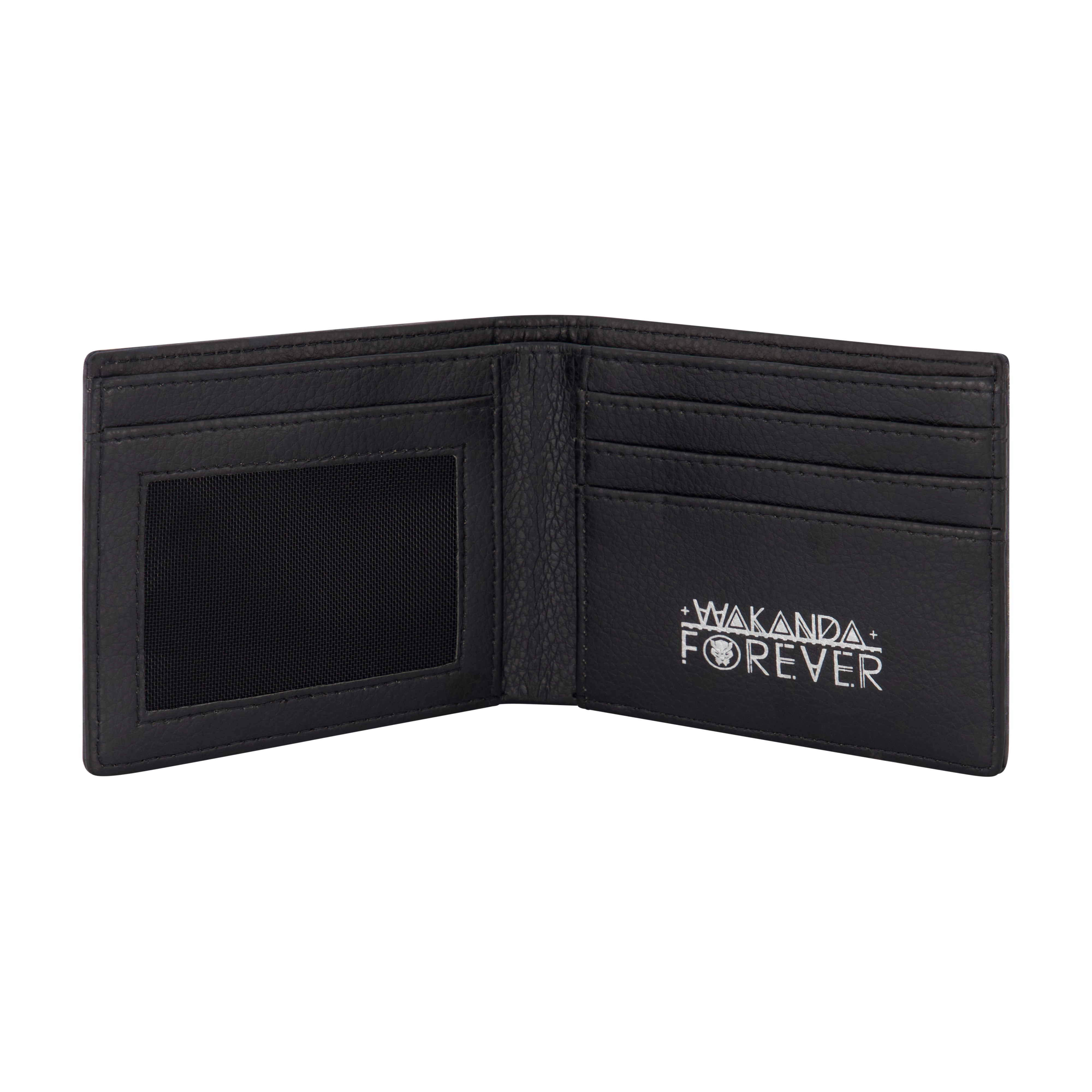 MARVEL BLACK PANTHER LOGO Bifold Wallet, Slim Wallet with Decorative Tin for Men and Women ecco Shoes