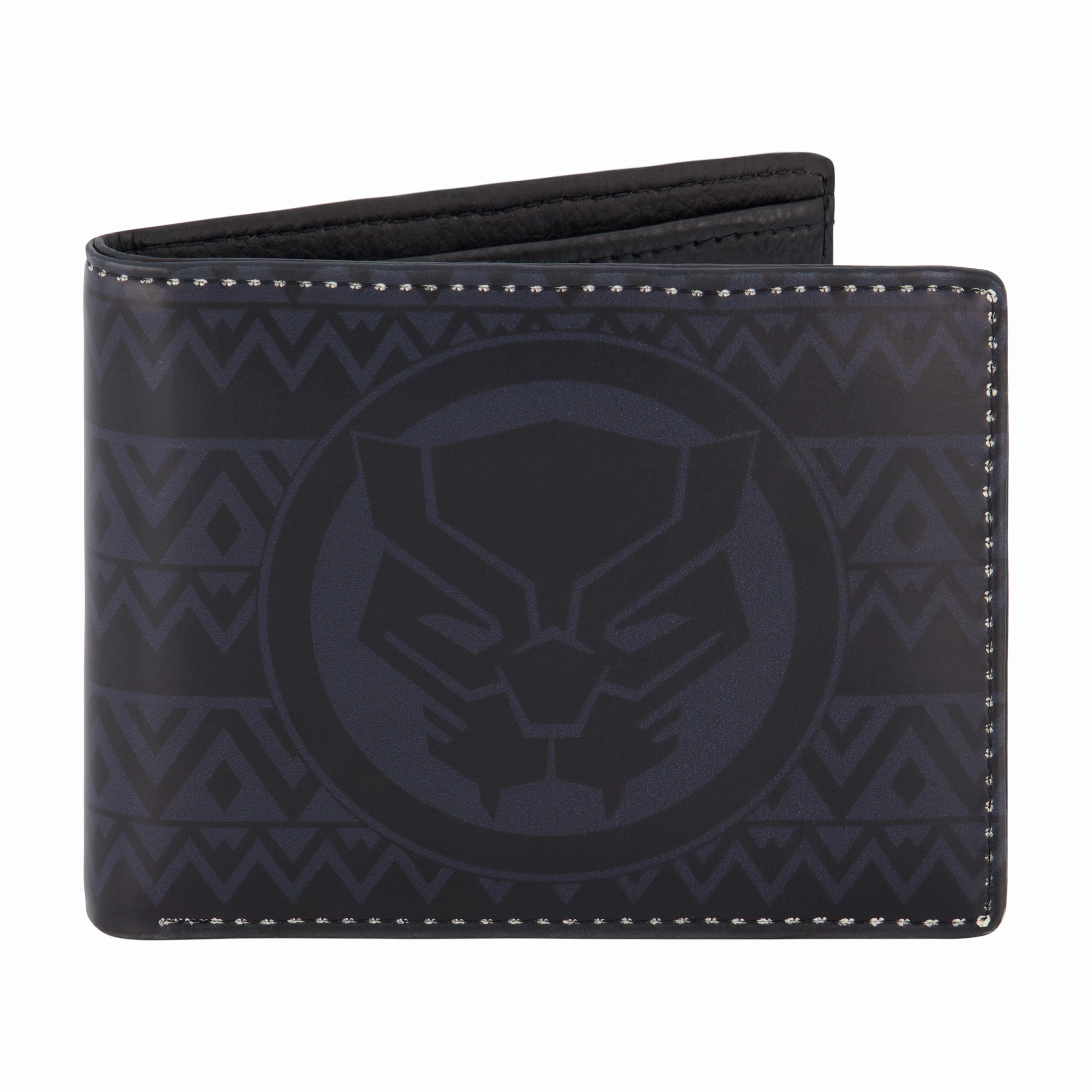 MARVEL BLACK PANTHER LOGO Bifold Wallet, Slim Wallet with Decorative Tin for Men and Women ecco Shoes
