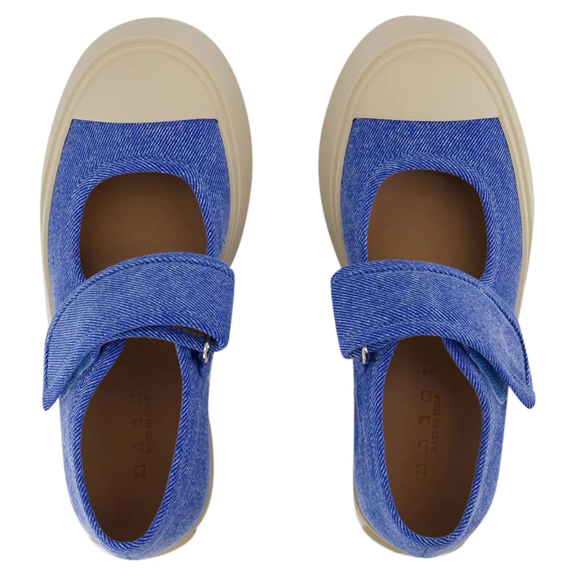 Mary Jane Sneakers - Marni - Cotton - Blue