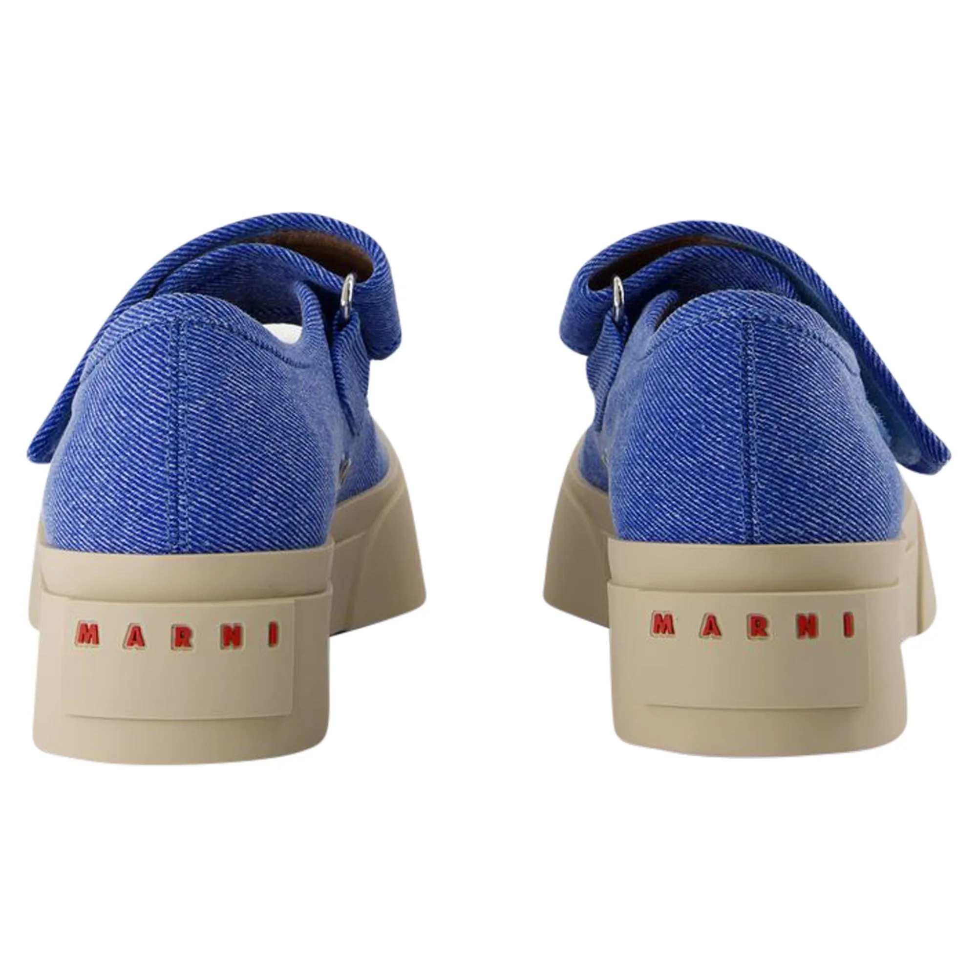 Mary Jane Sneakers - Marni - Cotton - Blue