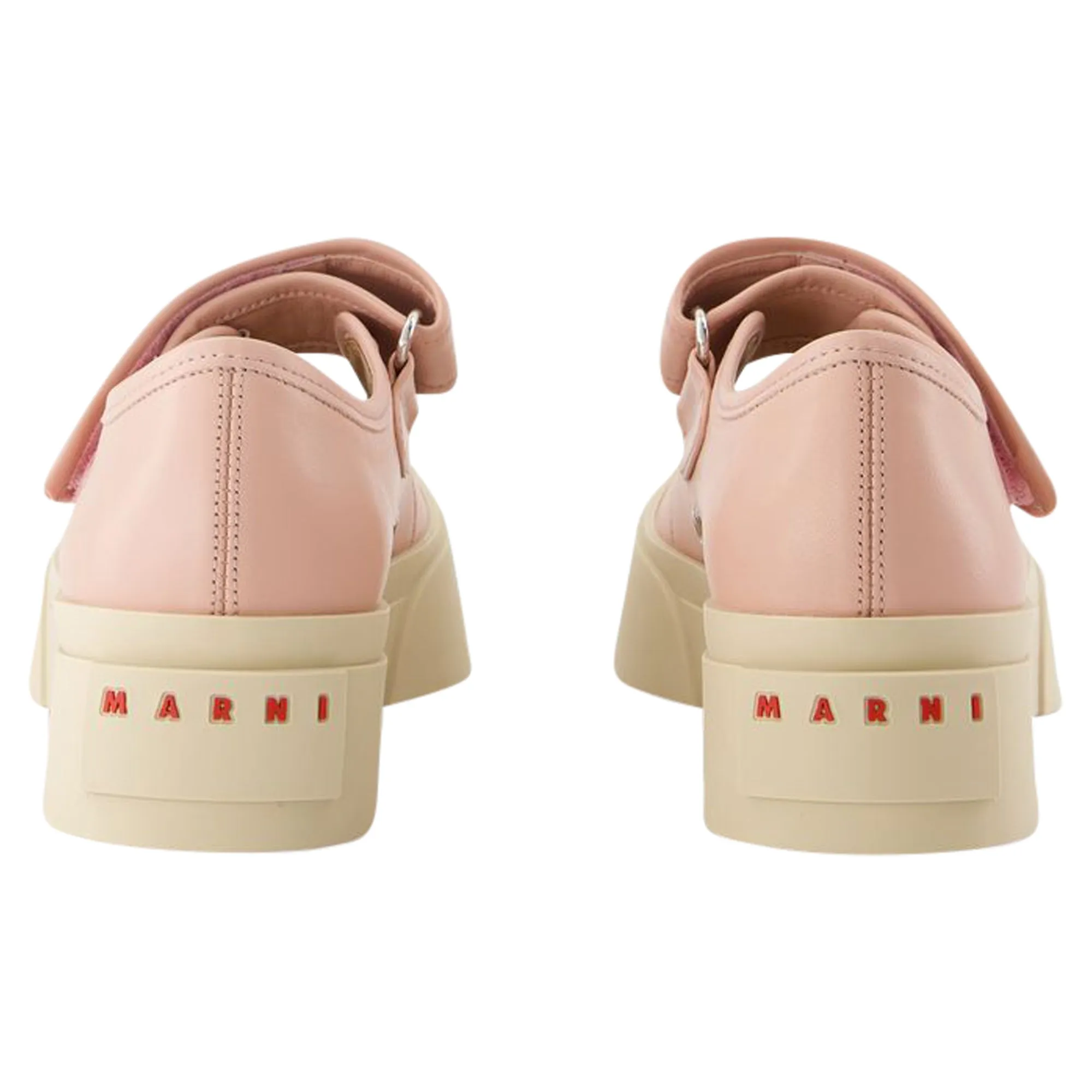 Mary Jane Sneakers - Marni - Leather - Pink