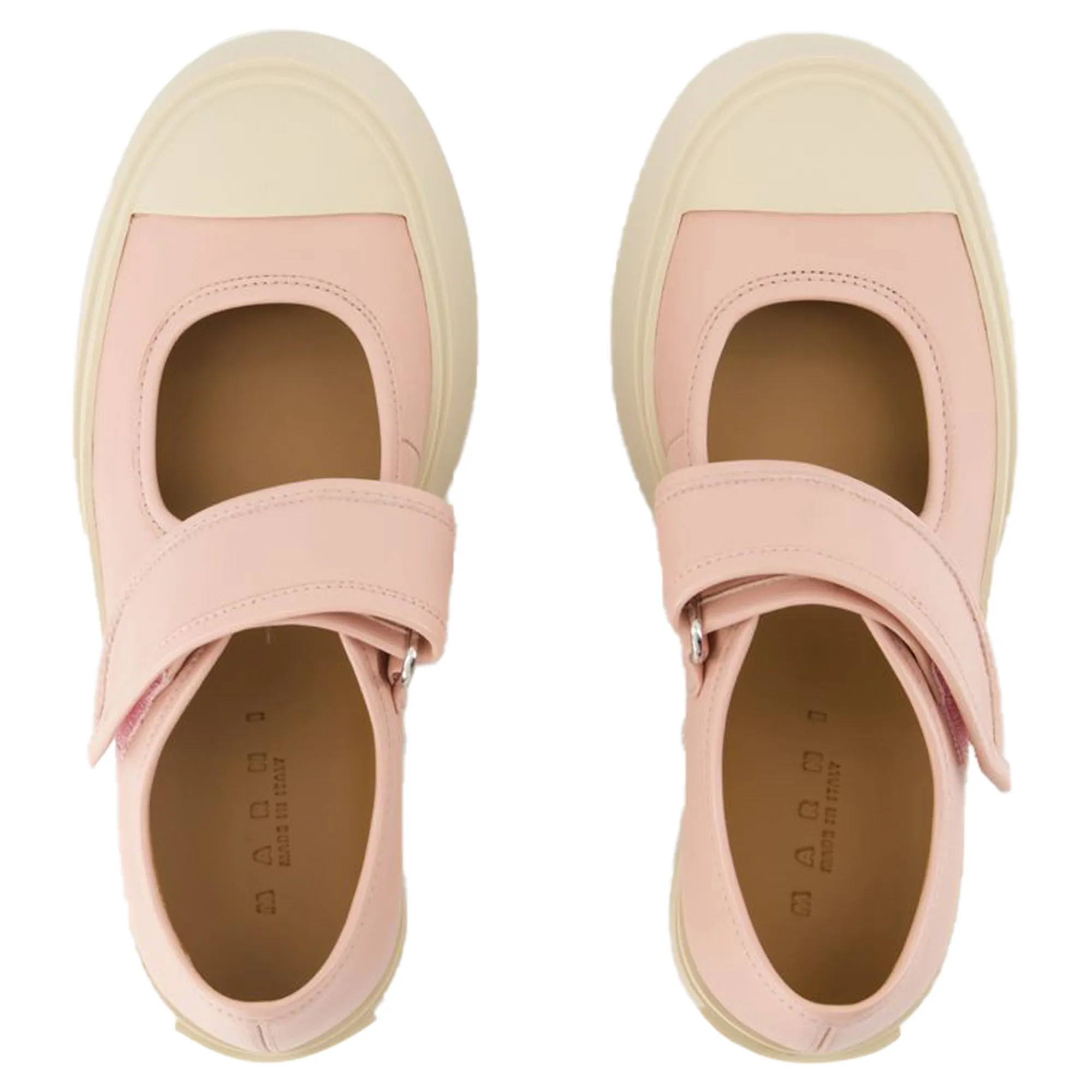 Mary Jane Sneakers - Marni - Leather - Pink