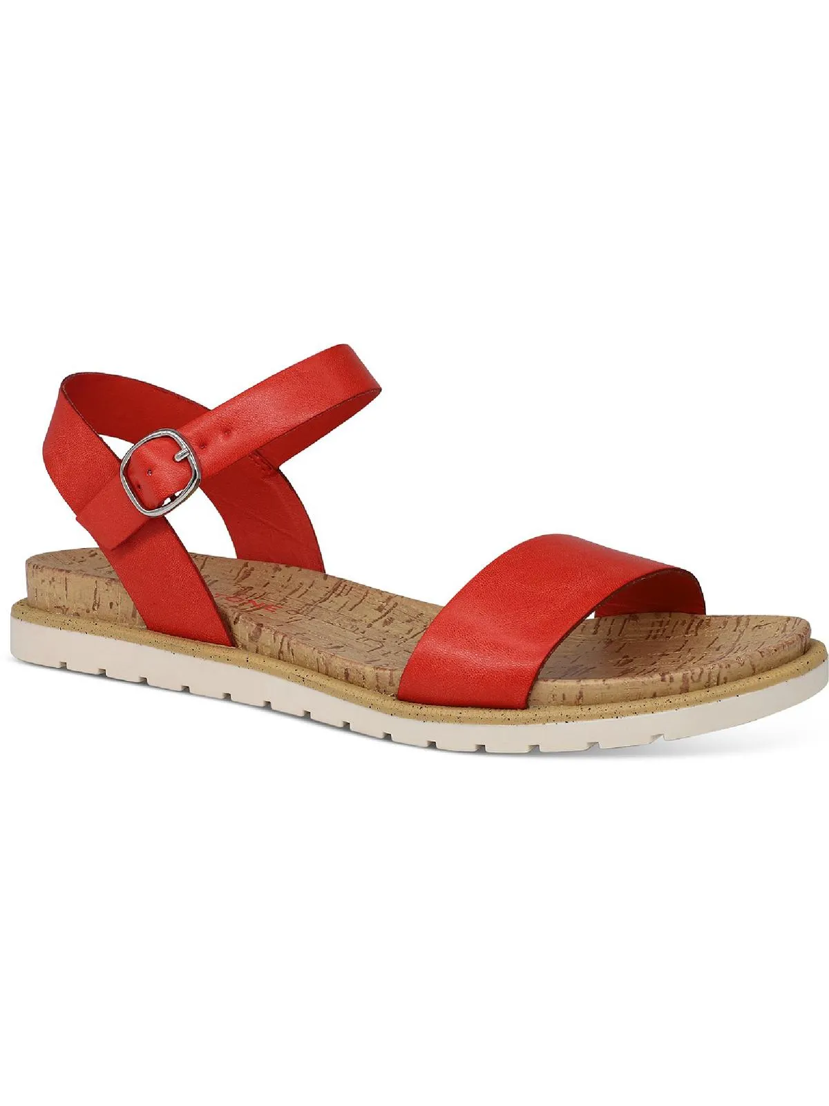 Mattie Womens Ankle Strap Open Toe Slingback Sandals