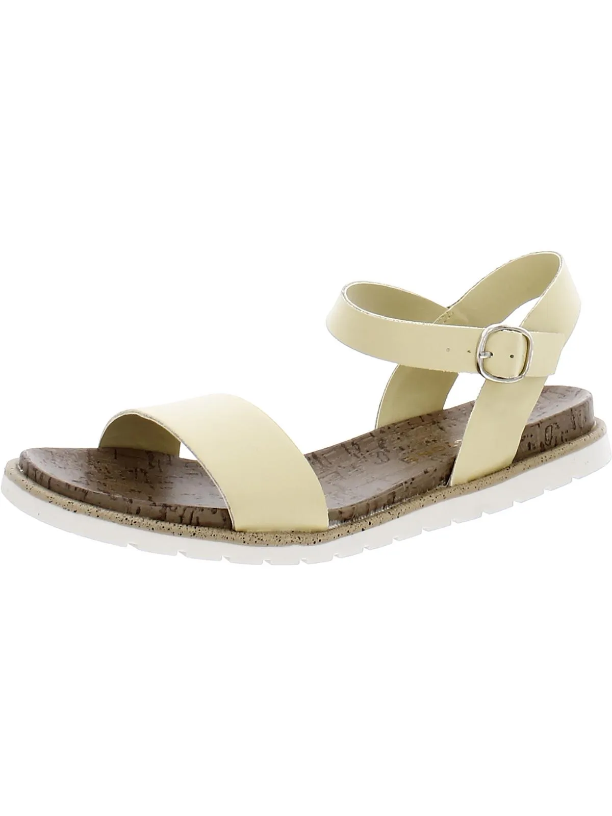Mattie Womens Ankle Strap Open Toe Slingback Sandals