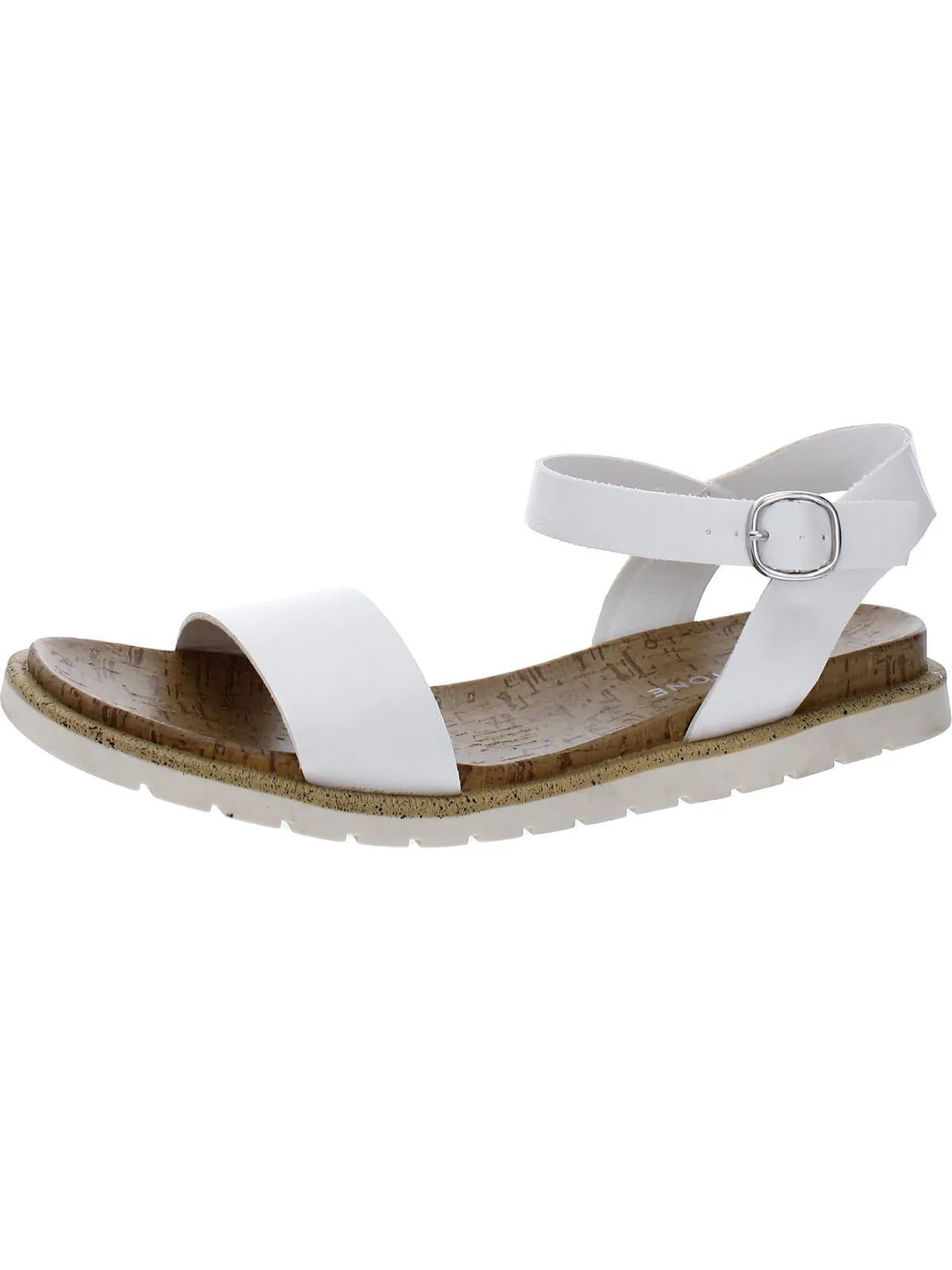 Mattie Womens Ankle Strap Open Toe Slingback Sandals